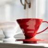 hario v60 02 plastik dripper kırmızı