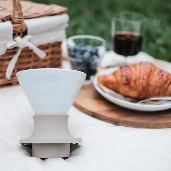 Hario V60 Immersion seramik Dripper SWITCH beyaz