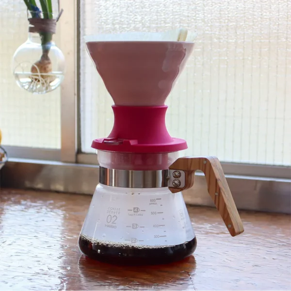 Hario V60 Immersion seramik Dripper SWITCH pembe