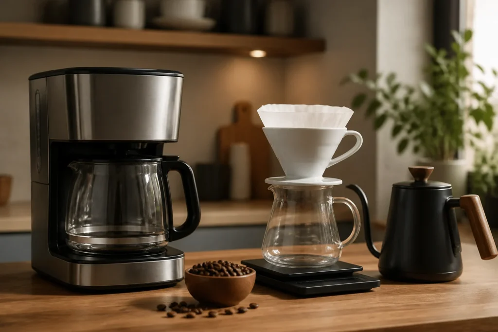 Filtre Kahve Makinesi mi V60 mı? Hangisi Sizin İçin Uygun?