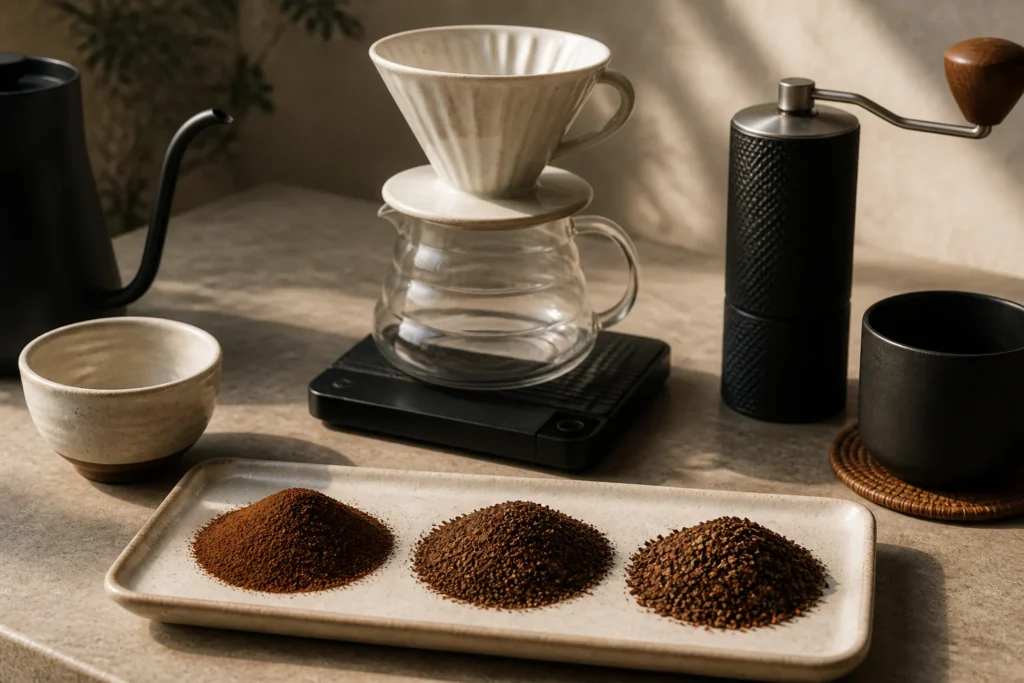 V60 İçin Doğru Öğütüm Boyutu Nasıl Seçilir?