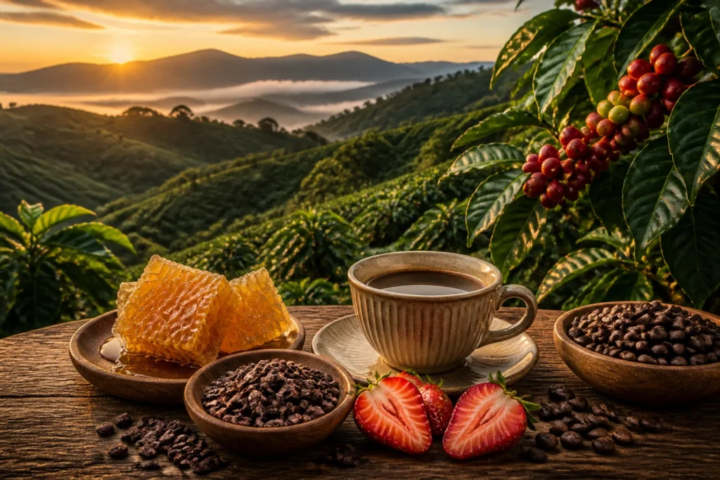 Nicaragua San Juan Del Rio Coco: Kakao, Bal ve Çilek Profili