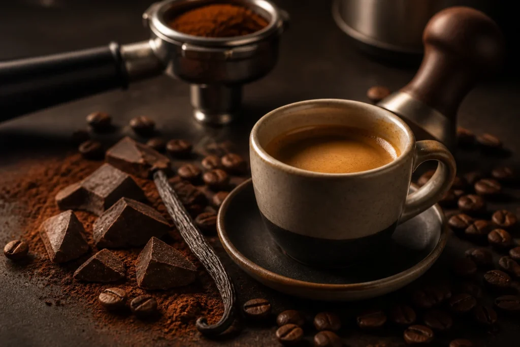 Premium Espresso Blend: Kakao, Vanilya ve Espresso Uyumu