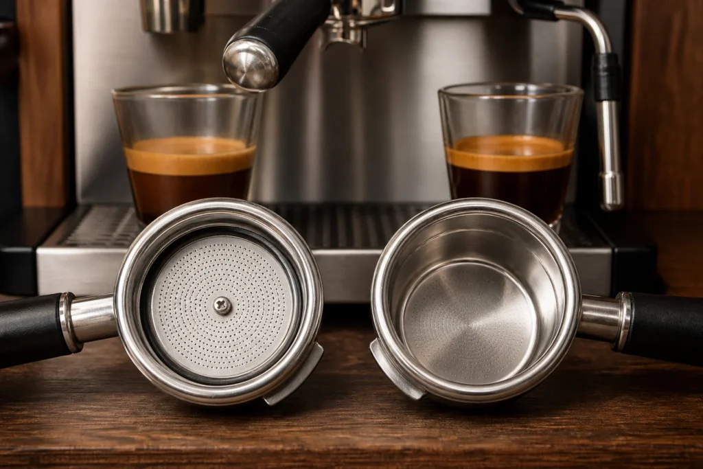 Ev Espresso için Basınçlı Sepet mi Basınçsız Sepet mi?
