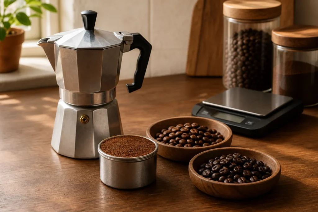 Moka Pot İçin Hangi Kahve? Öğütüm, Oran ve Kavrum