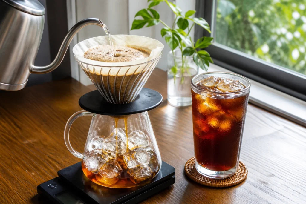 Japanese Iced Coffee Nedir? V60 ile Buzlu Filtre Kahve Rehberi