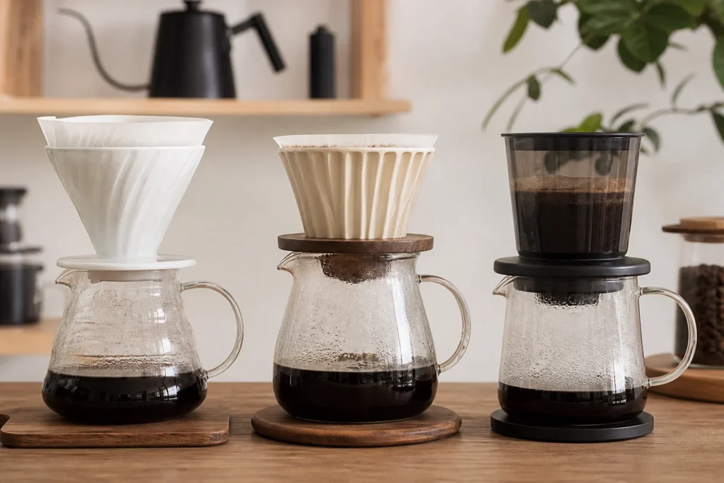 Dripper Nedir? V60, Düz Tabanlı ve İmmersiyon Farkları