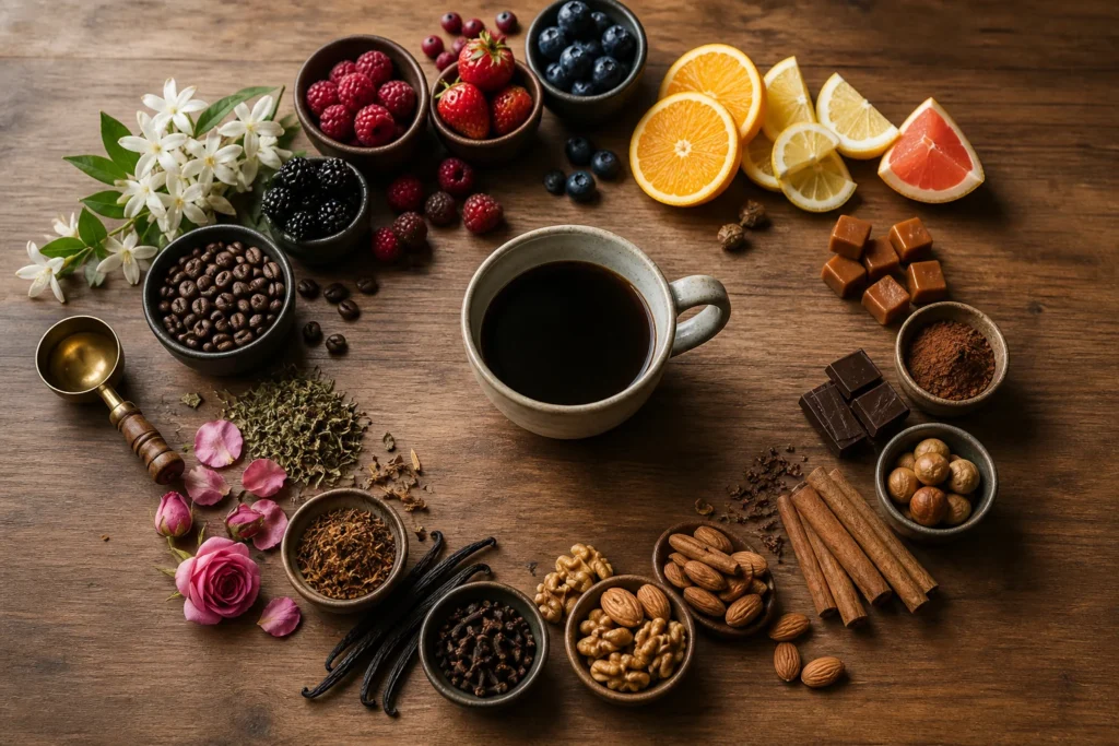 kahvede ekstraksiyon 3 Kahve Tadım Çarkı Nasıl Kullanılır? Aroma ve Tat Rehberi