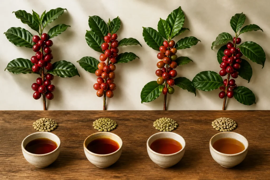 Kahve Varyetesi Nedir? Typica, Bourbon, Caturra ve Geisha